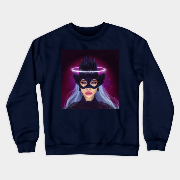 Raven Queen Crewneck Sweatshirt by Purplehate